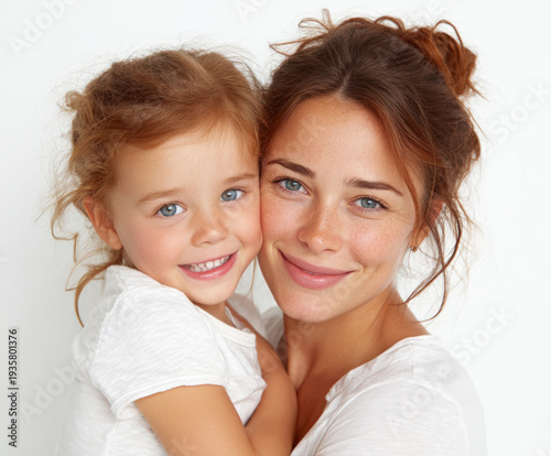 woman with child isolated o...