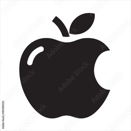 vector illustration of an apple