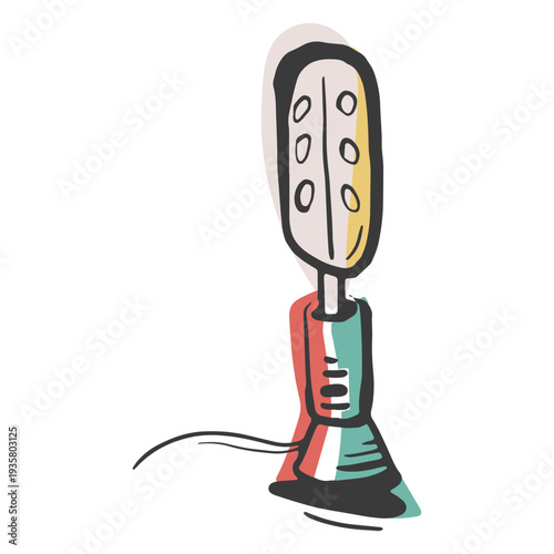 Colored microphone element