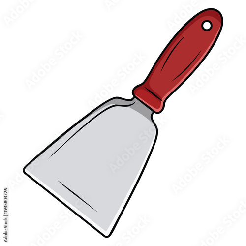 Isolated object of spatula and scraper logo graphic of spatula and trowel stock vector illustration suitable for construction branding tool emblem design