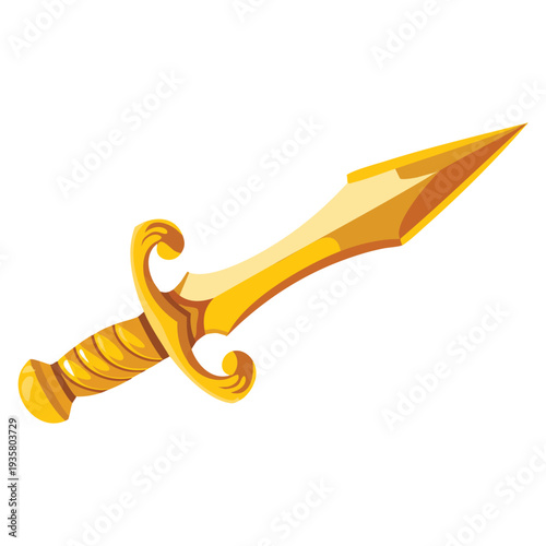 Isolated object of sword and dagger icon set of sword and weapon stock vector illustration ideal for medieval battle warrior and fantasy themes