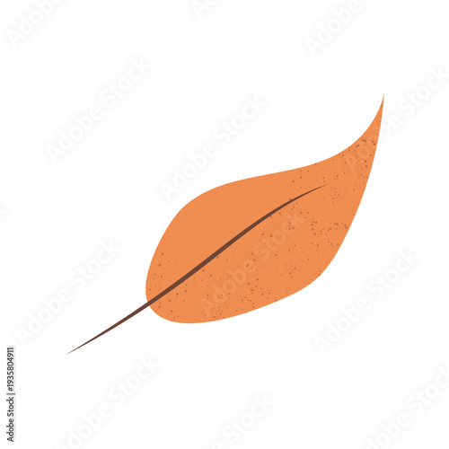 Brown leaf textured illustration
