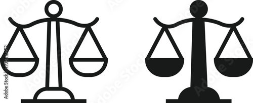  Modern and Minimal Justice Scales icon