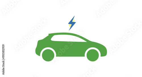 Green energy Line art vector creative modern style illustration