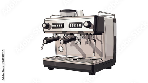 Modern Espresso Machine.