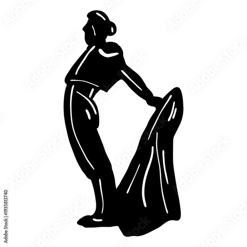 Bullfighter silhouette
