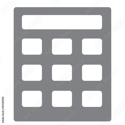 School calculator flat icon school