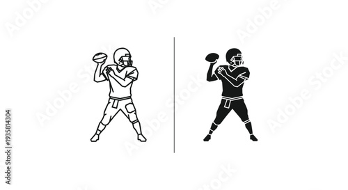 Man and woman playing sports silhouette vector
