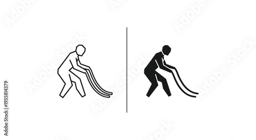 Silhouettes of a woman girl and woman in bikini vector illustration