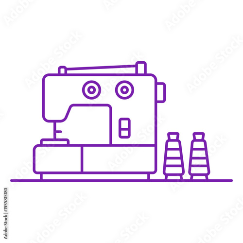 Electronic sewing machine stroke