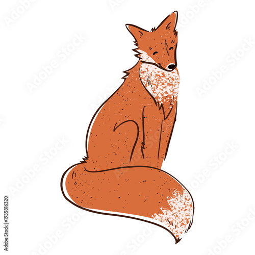 Fox valentine smiling