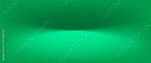 Dark green studio room. 3d backdrop for product presentation. Minimal wall scene. Showcase, promotion display. Vector illustration