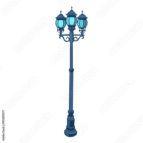 Vintage street lamps