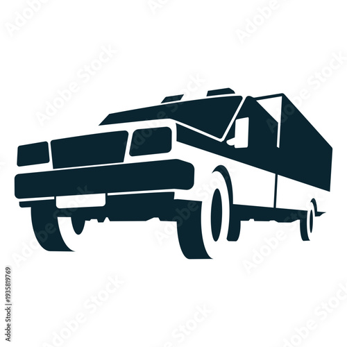 Ambulance monochrome bottom view