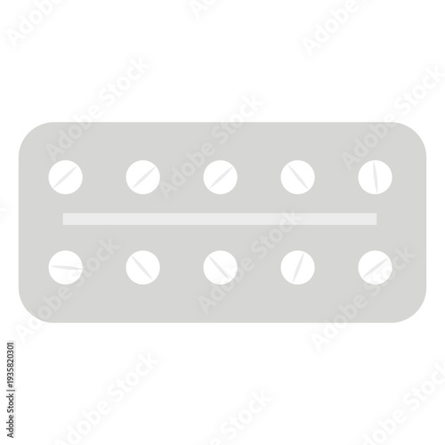 Pharmacy blister flat