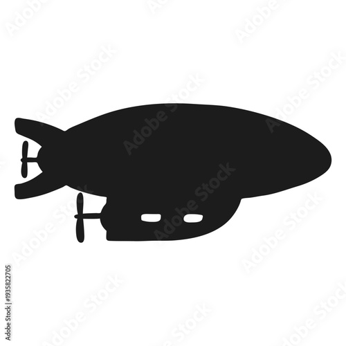 Airship right facing