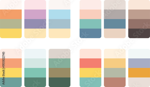 12 Retro and Pastel Color Palette Combinations for Graphic Design