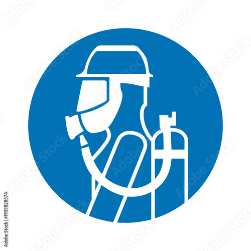 Emergency Breathing Apparatus Safety Sign