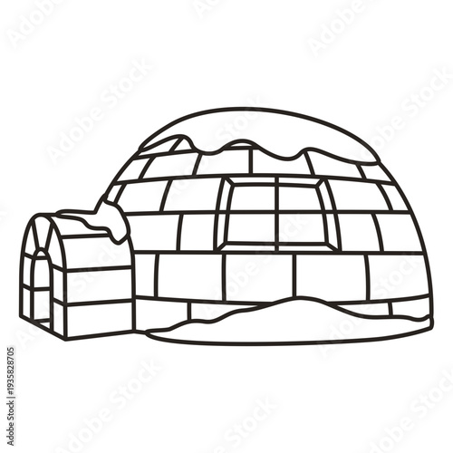 Igloos left window stroke