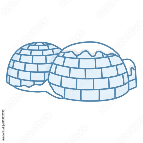 Igloos pair flat
