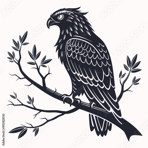 eagle on a branch