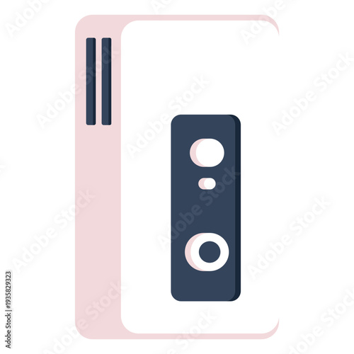 Liquid soap dispenser colorful icon