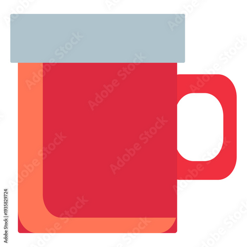 Camping mug flat