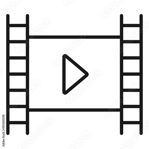 Filmstrip play stroke