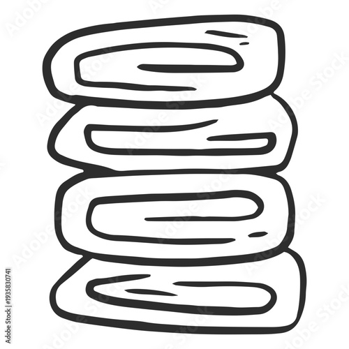 Doodle towels simple