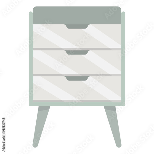 Drawer cabinet furniture colored