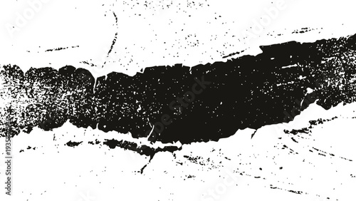 Cracked black asphalt texture on white surface urban street pavement damage detail