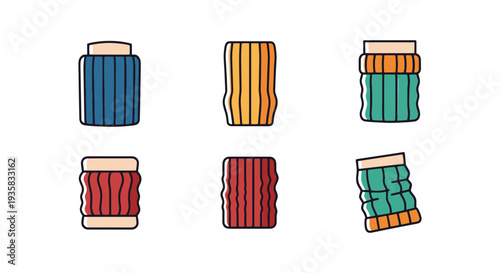 Leg Warmers Line art vector abstract digital color