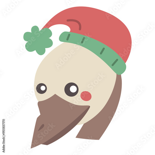 Cute em&Atilde;&ordm; australian bird flat