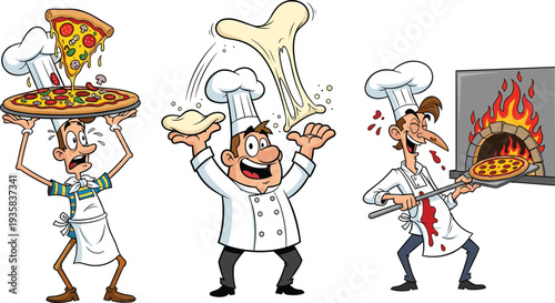 Cartoon barber characters set with diverse hairstyles professional hairdresser icons isolated flat vector illustration grooming salon concept collection design pack