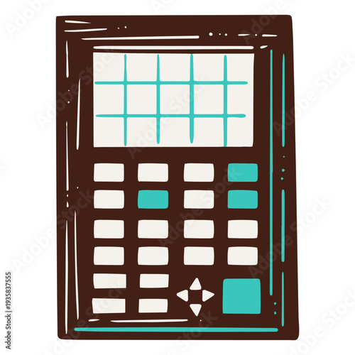 Scientific calculator illustration