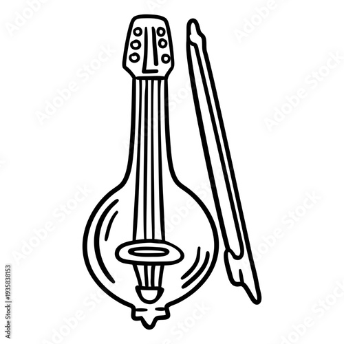 Bulgaria gadulka music stroke