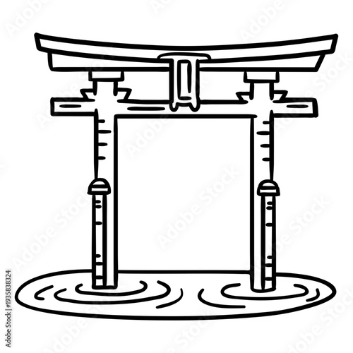 Japan gate troii stroke