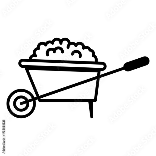 Farm wheel barrow stroke