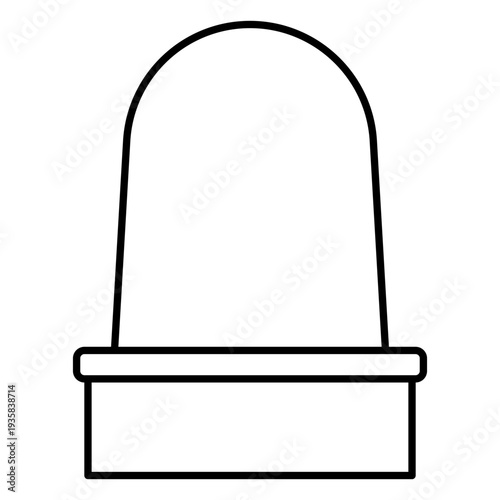 Police elements car lights stroke