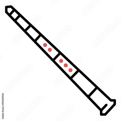 Polygonal clarinet stroke