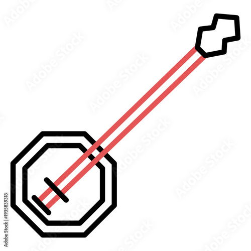 Polygonal banjo stroke