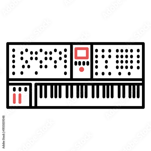 Polygonal electronic keyboard stroke