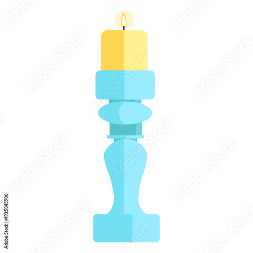 Tall candelabra flat