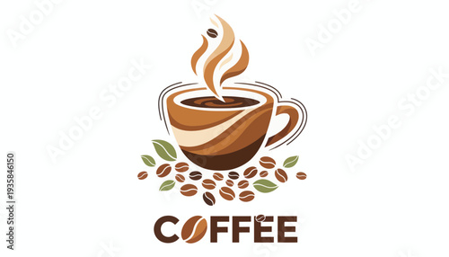vector of coffee