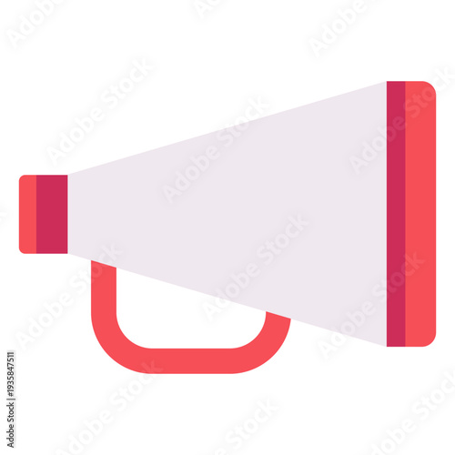 Classic director megaphone flat icon