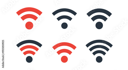 Signal Line creative tone color illustration