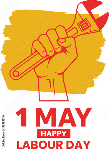 Happy labor day celebrations on may 1st with workers unity