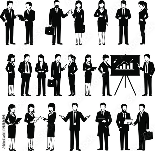 Business People Collection Silhouette