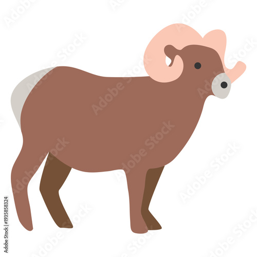 Goat cute animal farm