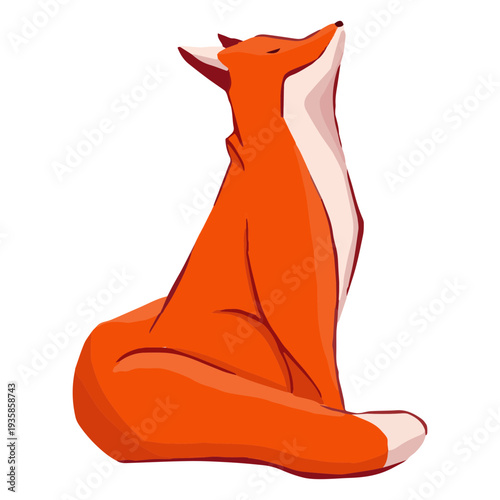 Proud fox animal